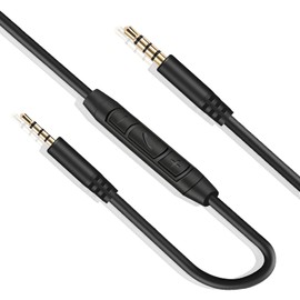 3.5mm to 2.5mm Aux Audio Cable Replacement Cord for Bose Headphones Wire for Bose NC700 QuietComfort 45 QC45 QC35II QC35 QC25 25 JBL Tune 710BT 660NC 760NC Headphones with in-line Mic & Volume Control