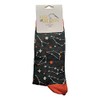 Men's Star Socks Bottle Green One Size, multicoloured