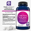 MD Life L-Methylfolate 15 mg Supplement - Professional-Grade Active L