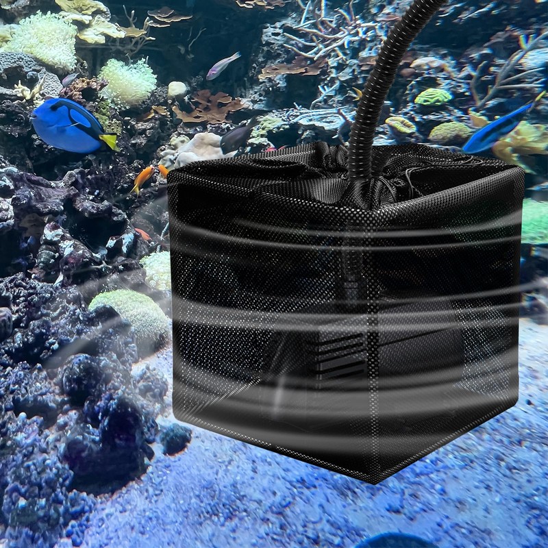 10 Inch Pond Filter Box,Pond Pump Filter Bag,Anti-Clogging Pond Filter,Suitable