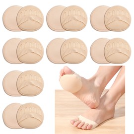 8 Paar Vorfußpolster. Mittelfußpolster aus Stoff. Orthopädische Einlegesohlen zum Schutz von Schuhen und Füßen. Orthopädisches Fußbett (Hautfarben)