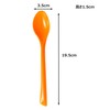 Nagao Tsubamesanjo Leaf Cutlery Spoon, Large, Orange, Set of 12,