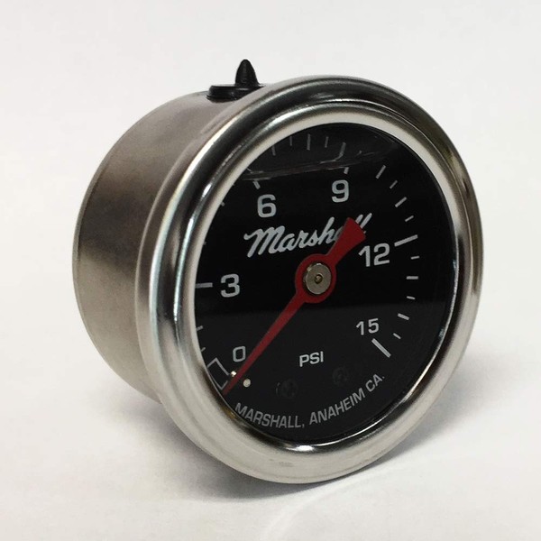 Marshall Instruments LB00015 Liquid Filled Fuel Pressure Gauge