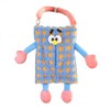 AIMALL Cute Monster Stripe Plaid Car Tissue Holder, Plush Backseat
