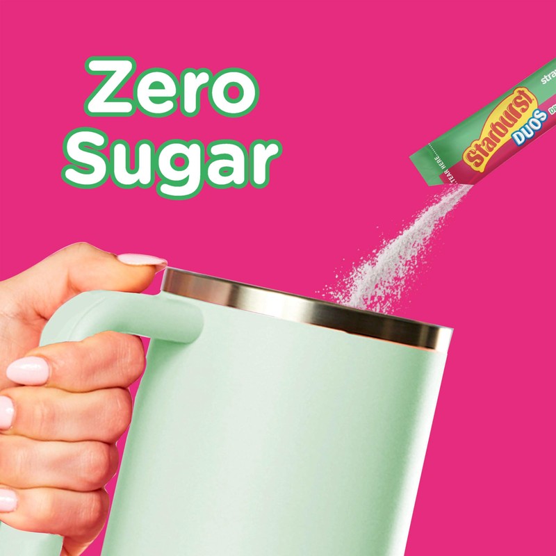 Starburst Duos Singles To Go Powdered Drink Mix, Strawberry Watermelon,