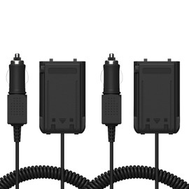 2 Pack BAOFENG UV-S9 Plus Battery Eliminator Car Charger 2800mAh DC 12V Compatible with UV-S9X3 UV-S9 Etc