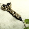 Dancing Bells Anklet Ghungroo with Colored Cushion Pad 2 Line
