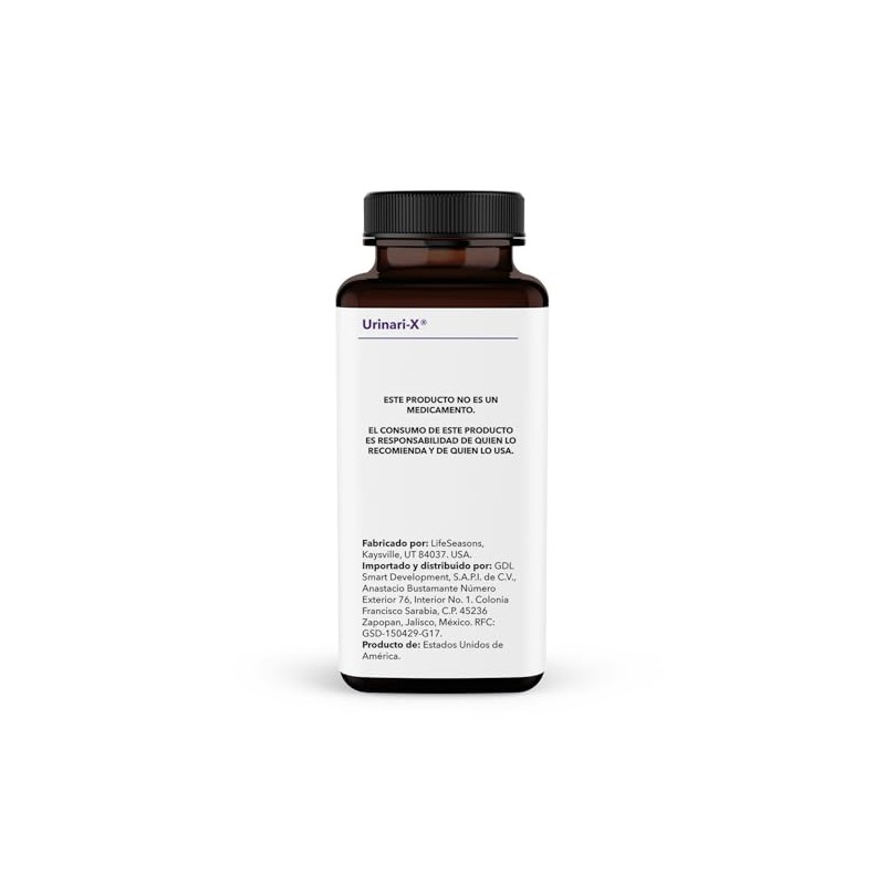 LifeSeasons Urinari-X Fórmula Botánica Multi-Ingrediente, 90 Cápsulas