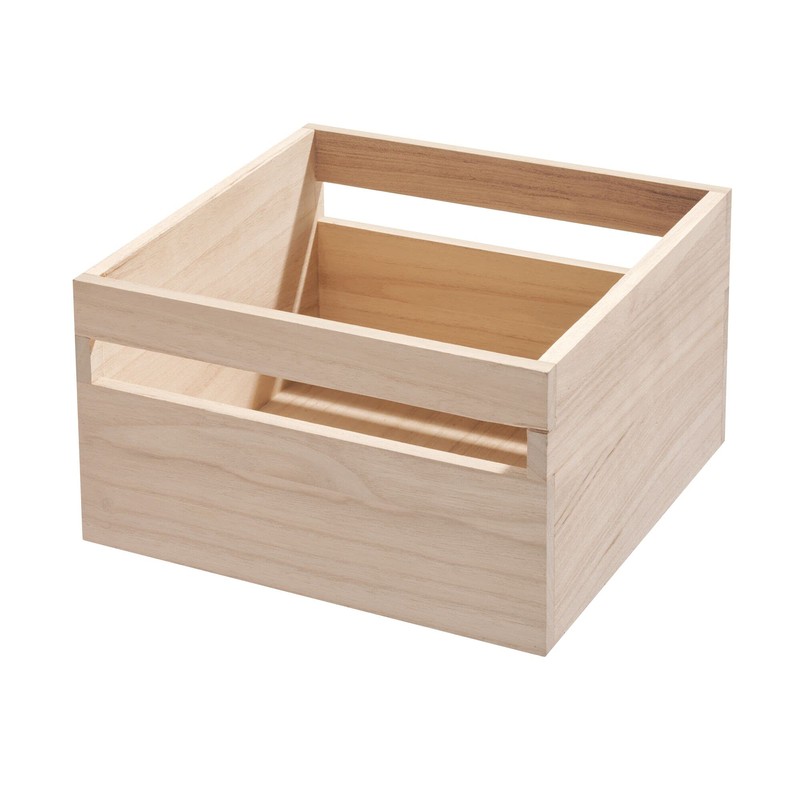 iDesign EcoWood Kitchen Storage Box, Kitchen Container Made from Eco-Friendly