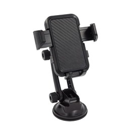 WEDO Fix It Car Smartphone Holder with Suction Cup and Clamp Black Suitable for All Smartphone Sizes