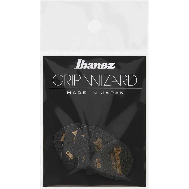 Ibanez PPA18MSGBK Grip Wizard Series Sand Grip Pick [MEDIUM] 6
