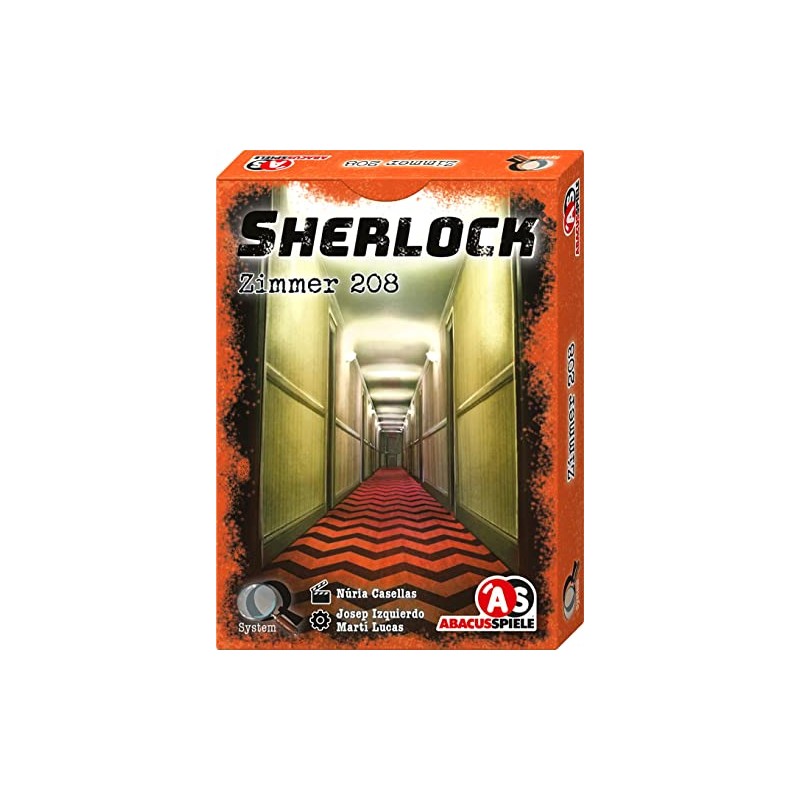ABACUSSPIELE 48223 Sherlock Room 208, Crime Card Game