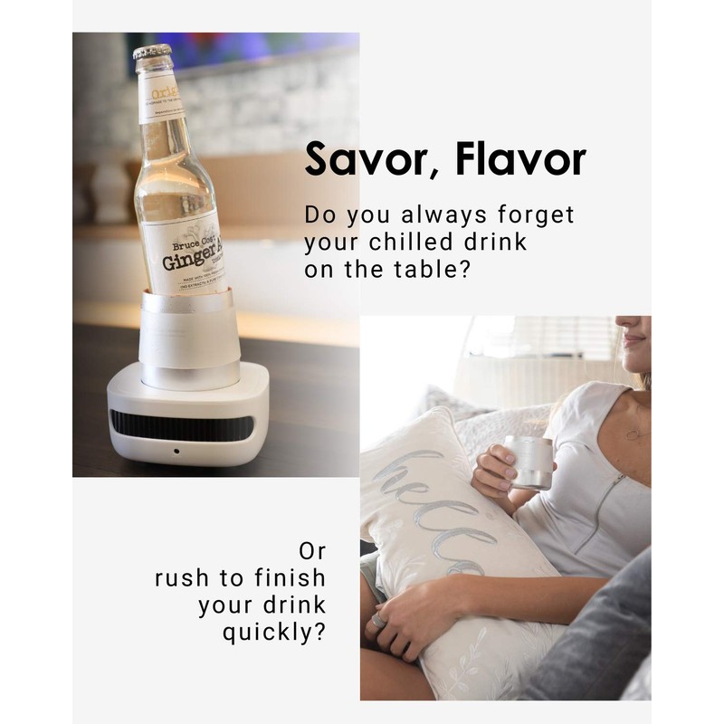 Allocacoc Cup Cooler, Instant Cold Panel Keep Your Cold Drink