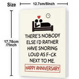 Happy Anniversary Card & Gifts for Women, Men, Husband, Wife, Him, Her, Boyfriend, Girlfriend, Couple | Valentine Day Gifts & Card | Wedding