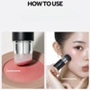 STUDIO17 Dual Silicon Blusher Brush 1ea
