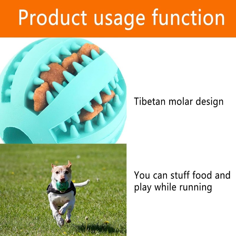 Mumoo Bear Dog Treat Ball Dog Chew Toy Dog Enrichment