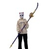 damdos Halloween Prop Impact Cosplay Swords, Oversized 72" Engulfing Raiden