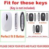 TECART Zinc Alloy Key Fob Cover with Keychain Fit for