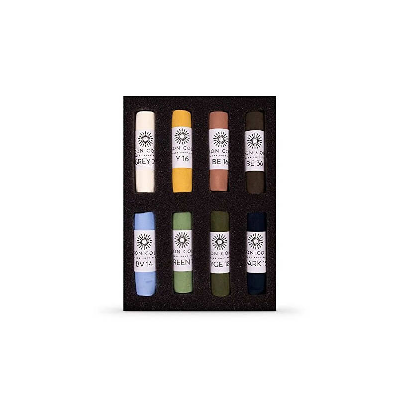 Unison Colour : Soft Pastel : Set of 8 Landscape