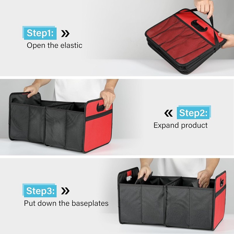 Simple Deluxe Car Trunk Organizer, Anti-slip Design, Made of Waterproof