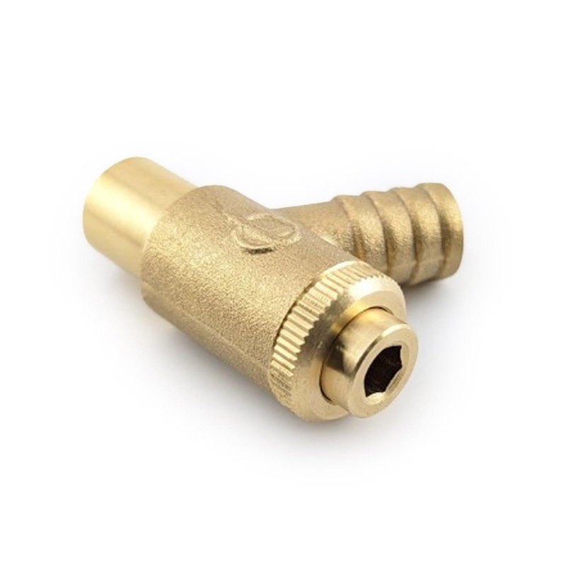 T-DOC 15mm Drain-Off Valve from TeslaUK - Standard Model. Leak-Free.