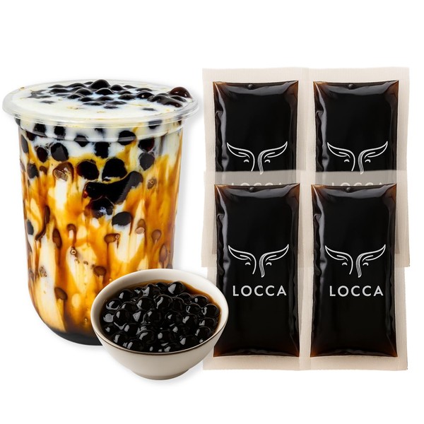 Locca Instant Boba – Brown Sugar Tapioca Pearls – Chewy