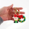 123A] 1500 Christmas Large Ring Figure Keychain 16-Piece Set