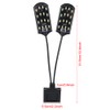 Waterproof Clip on Lamp Slim LED Aquarium Light Plants Grow