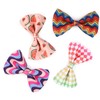 COSYHOMELONDON patterned Dog Collar with Bowtie, Durable Adjustable and Comfortable
