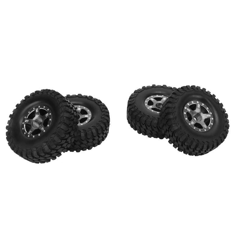 RC Car Rubber Tires Metal Tyre Wheel Full Series Universal