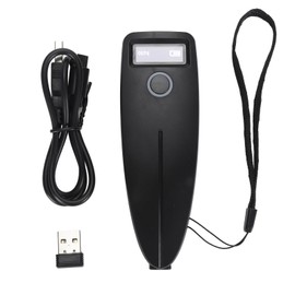 Greensen 2D Barcodescanner, Tragbarer Drahtloser QR-Code-Leser mit 2,4G Drahtlosem USB Kabelverbindung für Tablet PC POS