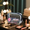 5 Pack TSA Approved Clear Toiletry Bag Clear Cosmetic Makeup