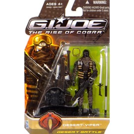 G.I. Joe Movie The Rise of Cobra 3 3/4 Inch Action Figure Desert Viper Desert Battle