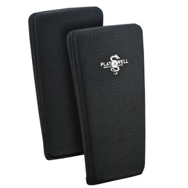 Playwell Martial Arts Black Full contact Padded Both sides Forearm Guards - NEW (Large)