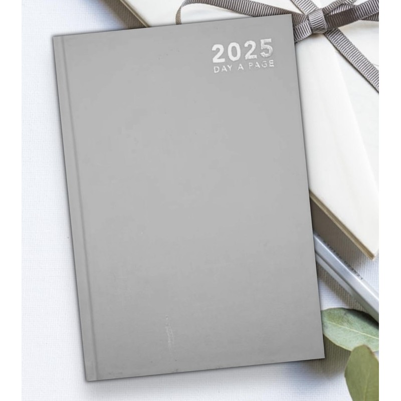 2025 A5 Hardback Day A Page Diary Saturday & Sunday