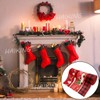 HAIKING Christmas Wired Ribbon, 3 Rolls Truck Tree Buffalo Plaid