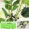Pack of 4 Plant Holders, Shrub Holders, Black, Reusable Plant