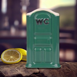 Extguds Porta Potty Shot Glasses, Pack Funny Shot Glasses for Bachelor Party, 3 oz White Elephant Gifts, Funny Gag Mug Set, Party Adult Dumb Novelty Cool Toilet Shot Glasses (Green-1Pack)