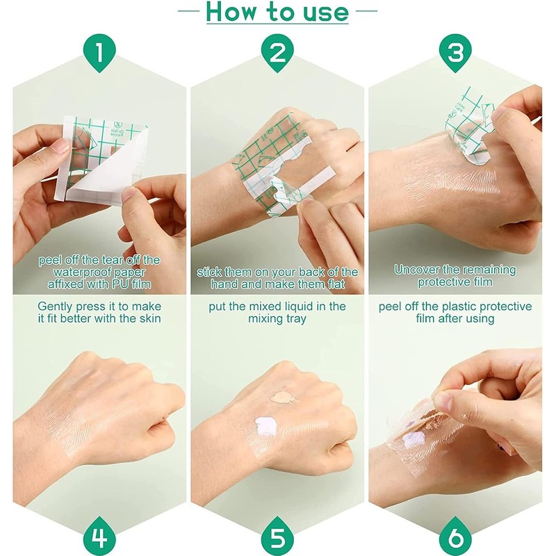 Paleta de maquillaje de mano de 100 unidades, cinta de