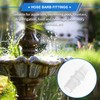 VekAuto 4pcs Plastic Hose Barb Fitting 9/16" to 1/2" Barbed
