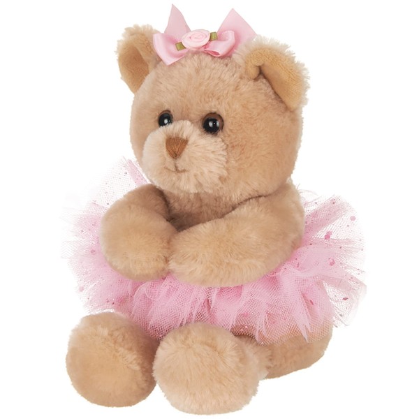 Bearington Collection Bella Plush Ballerina Teddy Bear Stuffed Animal, 6 Inch