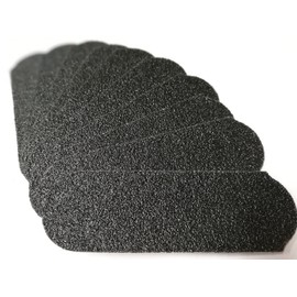 80 GRIT STAINLESS STEEL PEDICURE FILE REFILL PADS, 60 COUNT (80 GRIT BLACK)