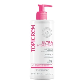 TOPICREM Leche Corporal Ultra Hidratante Pieles secas y piel sensible. Crema corporal humectante 500 ml                                               
