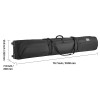 Ski Roller Bag 74.8 In/190 cm Padded Snowboard Bag Wheels
