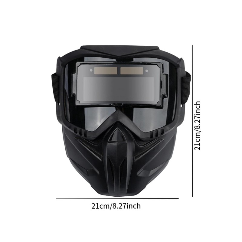 Colcolo Auto Darkening Welding Glasses Face Shield Impact Resistant Anti