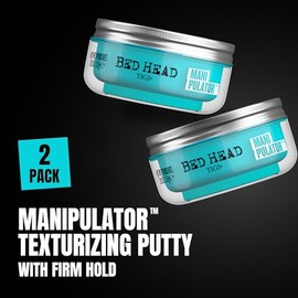 Cera Texturizante Bed Head Manipulator Matte | Fijación Fuerte, Acabado Mate Profesional, Pack 2x60 g – TIGI
