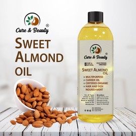AFRO Sweet Almond Oil – 100% Pure Certified (30ml) For Skin, Hair, Massage, Nails, Face, Body, Stretch Marks - Skin Care, Carrier Oil |Vegan|