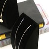 KunGe 3Pcs/Set Velvet Necklace Holder Stand, Pendant Chain Jewelry Display