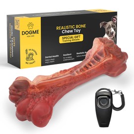 Dog Bones for Aggressive Chewers | Dog Chew Toys for Medium Dogs | Dog Clicker for Training | Kit Dog Training Clickers & Dog Whistle | Dog Bones Long Lasting | Dog Chew Bones | Dog Trainer clicker