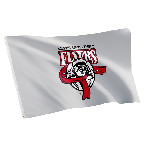 Lewis University Flag Flyers Flags Banners 100% Polyester Indoor Outdoor 3x5 (Style 1)